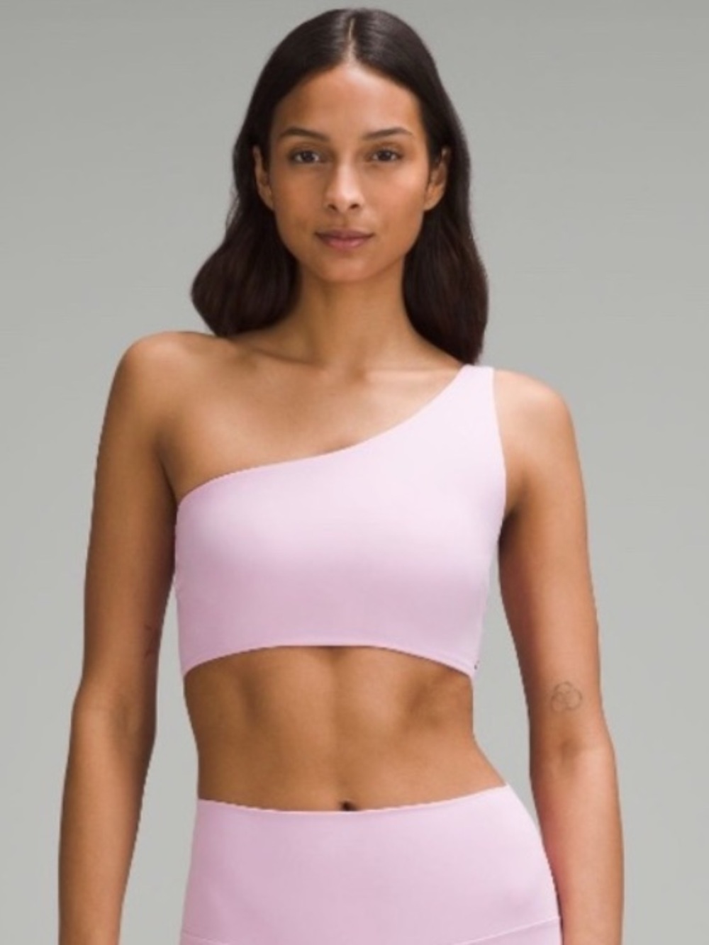 lululemon athletica Pink One-Shoulder Sports Bra
